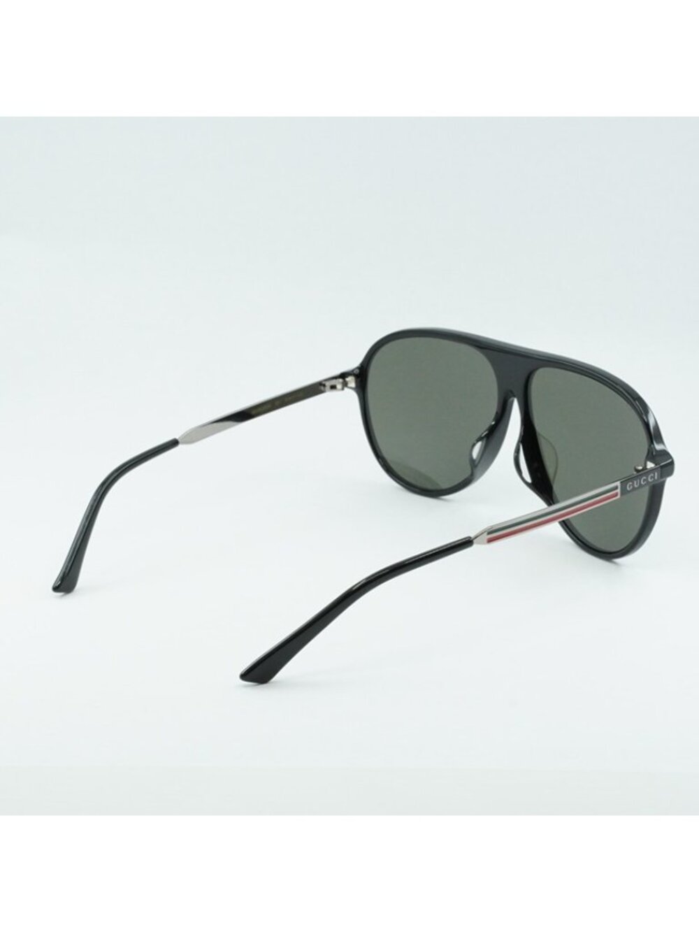 Gucci GG0829SA 001 Men Sunglasses Black Aviator Frame, Grey Lenses - Picture 3 of 12